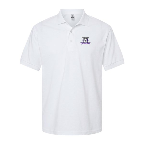 Men's Weber State Wildcats Gildan Dry Blend Jersey Polo