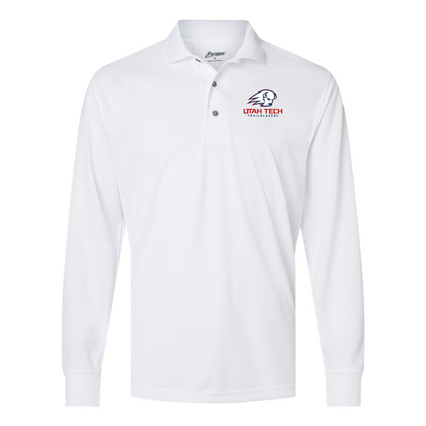 Men's  Utah Tech Trailblazers Paragon Prescott Long Sleeve Polo