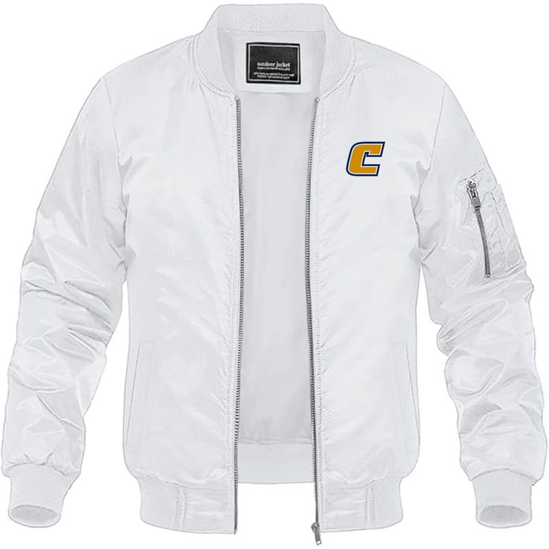 Men's Chattanooga Mocs Lightweight Bomber Jacket Windbreaker Softshell Varsity Jacket Coat