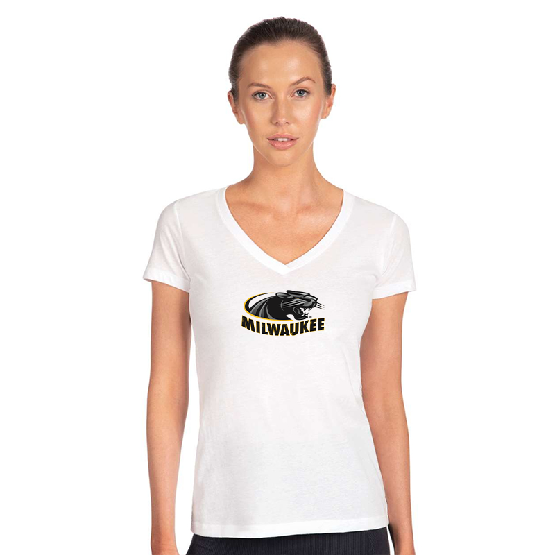 Women's Wisconsin Milwaukee Panthers V-Neck T-Shirt