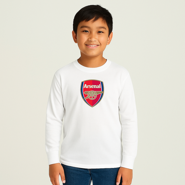 Youth Arsenal Soccer Long Sleeve T-Shirt