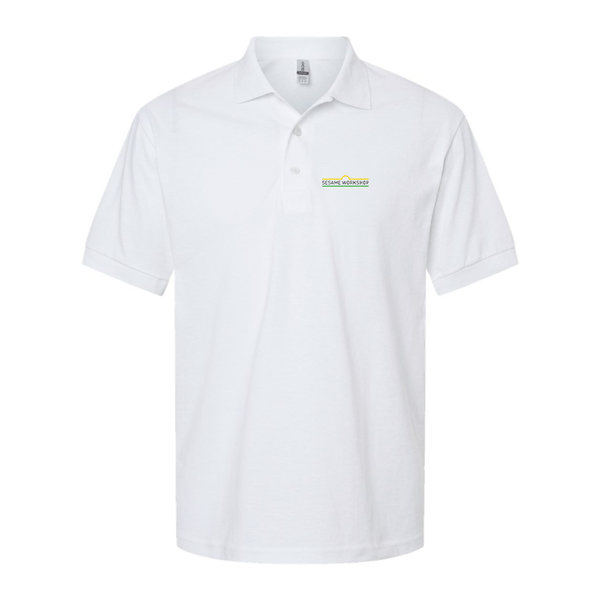 Men's Sesame Workshop Logo  Dry Blend Polo