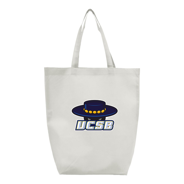 UCSB Gauchos Q-Tees Non-Woven Gusset Bottom Tote
