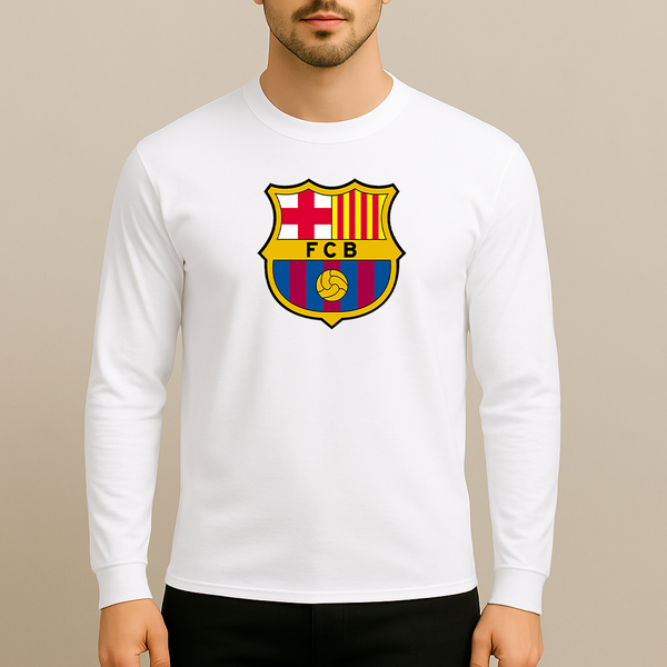 Men's F.C. Barcelona Soccer Long Sleeve T-Shirt