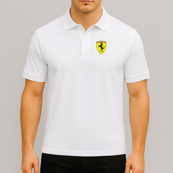 Men’s Ferrari Motorsport Car Dry Blend Polo
