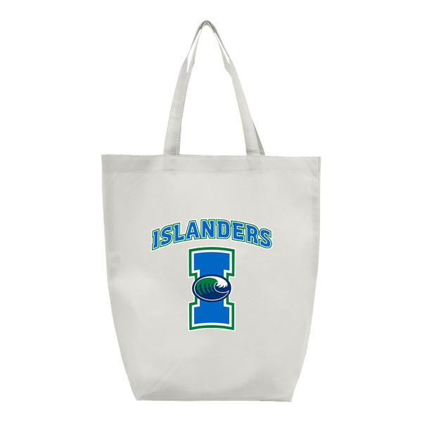 Texas AM CC Islanders  Q-Tees Non-Woven Gusset Bottom Tote