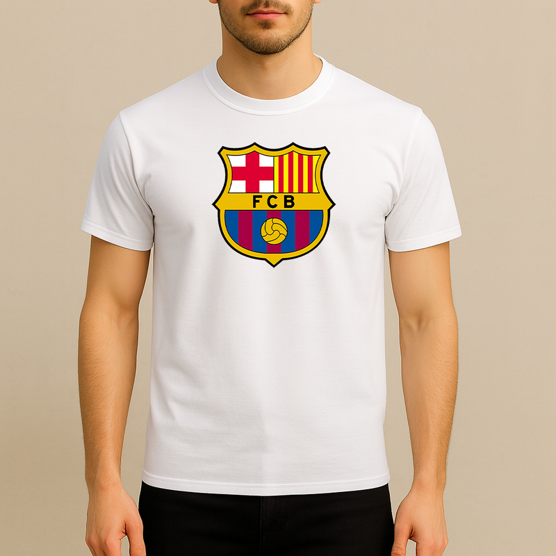 Men's F.C. Barcelona Soccer Cotton T-Shirt