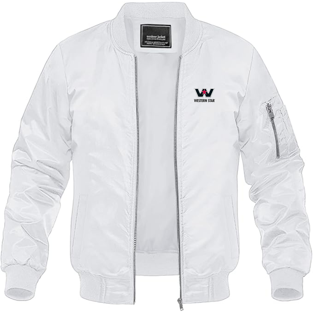 Men's Western Star Logo Lightweight Bomber Jacket