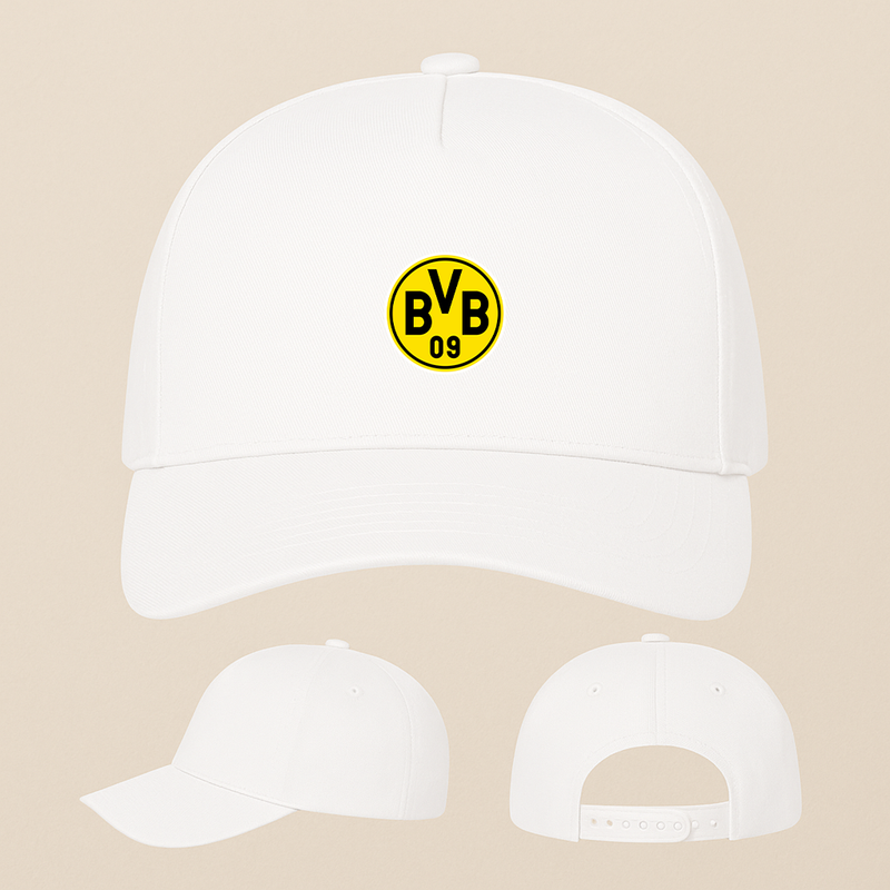 Borussia Dortmund BVB FC Five Panel Twill Snapback Cap