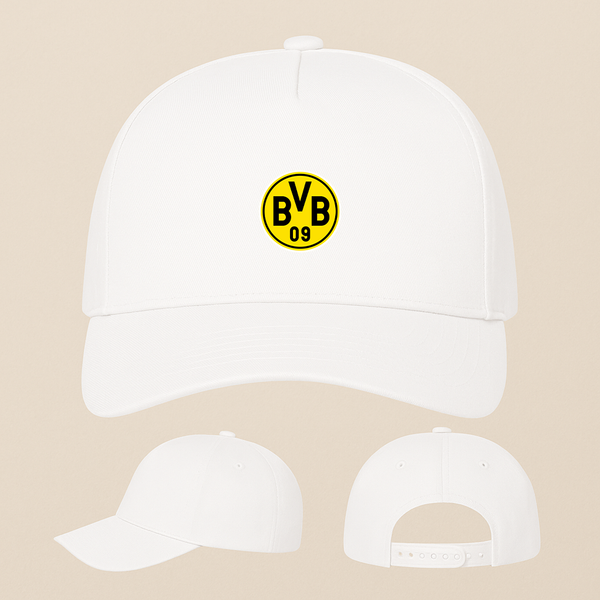 Borussia Dortmund BVB FC Five Panel Twill Snapback Cap