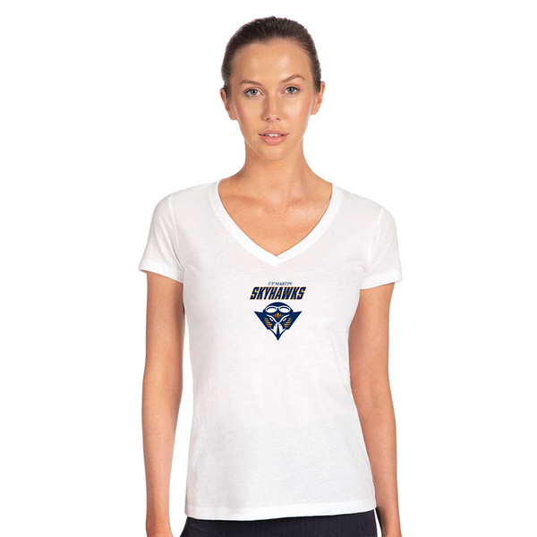 Women's Tennessee Martin Skyhawks  Next Level V-Neck T-Shirt