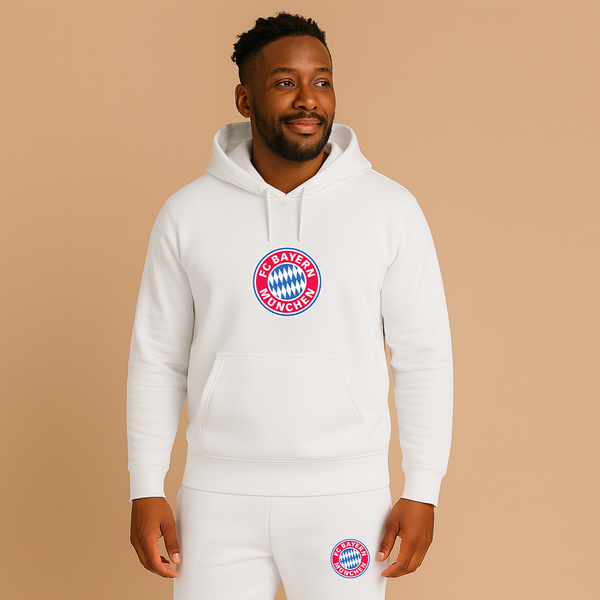 Men's F.C. Bayern Munchen Soccer Logo Hoodie Joggers Set