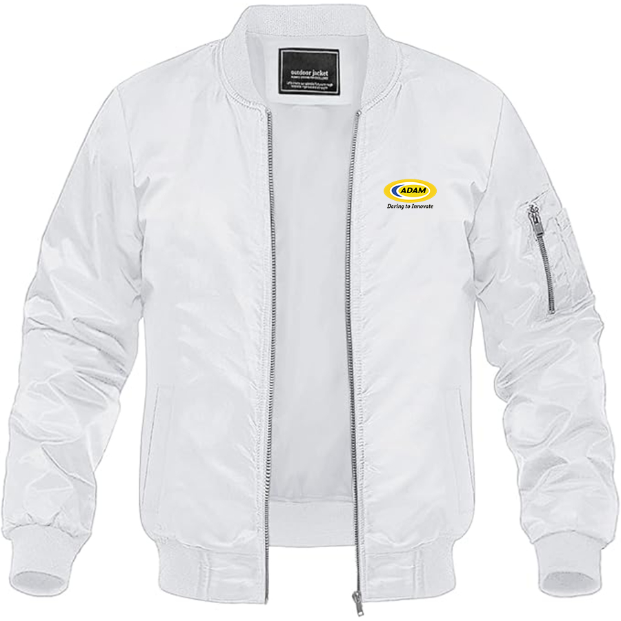 Men's Adam Motors Logo Lightweight Bomber Jacket