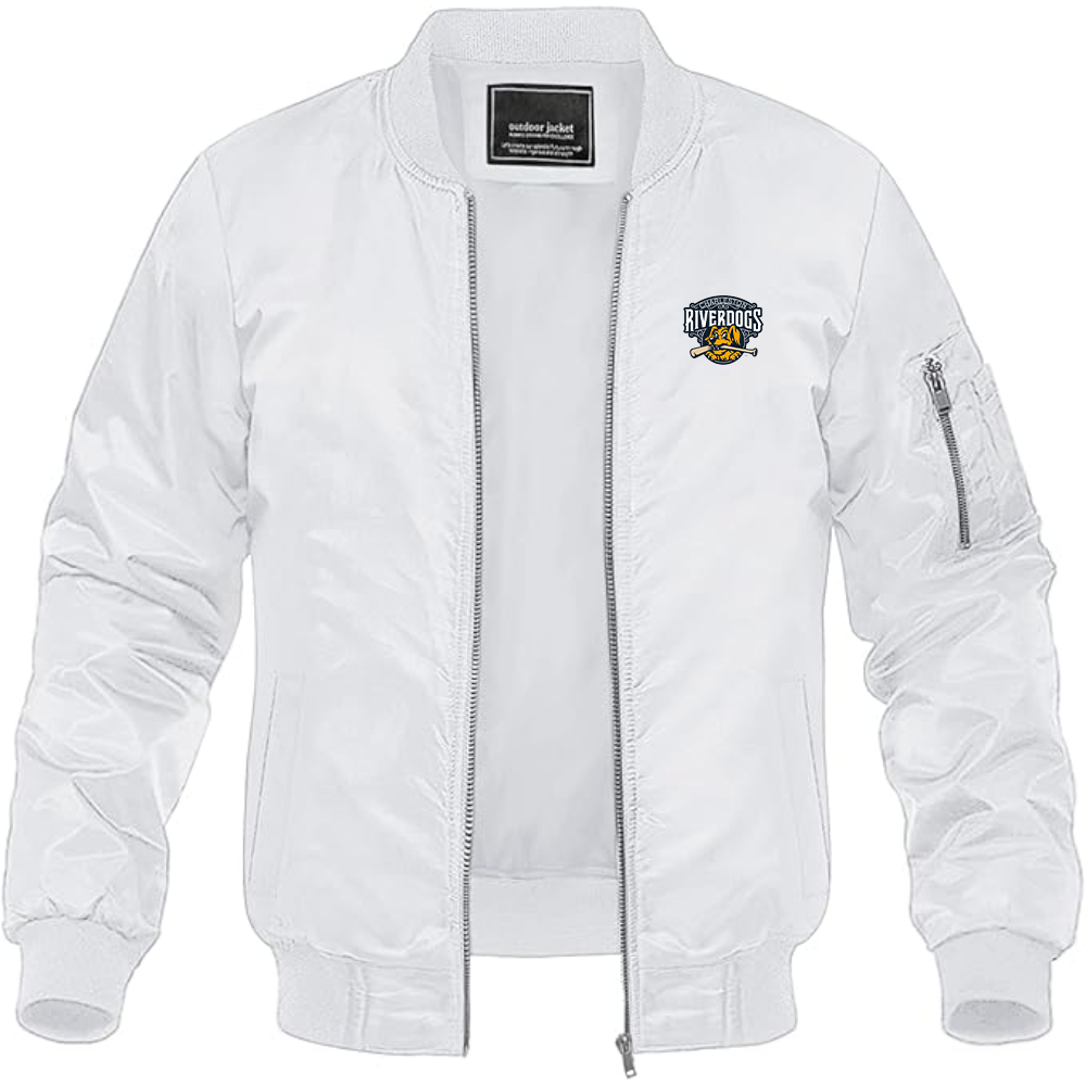 Men's Charleston RiverDogs Logo Lightweight Bomber Jacket