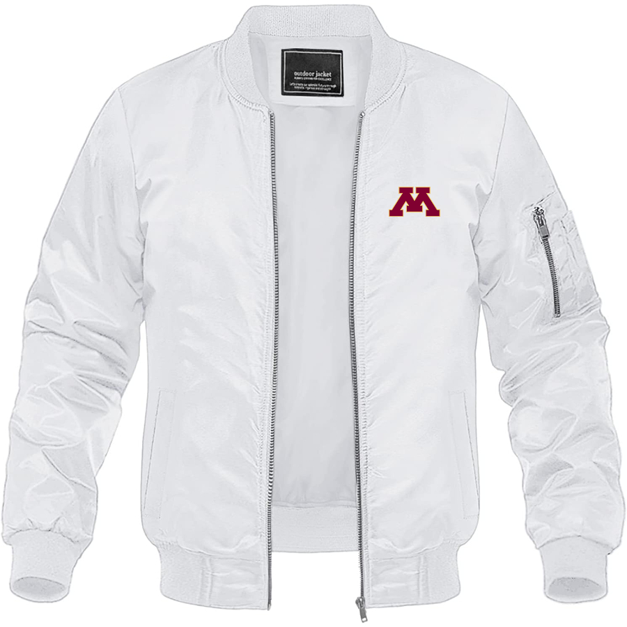 Men's Minnesota Golden Gophers Logo Lightweight Bomber Jacket