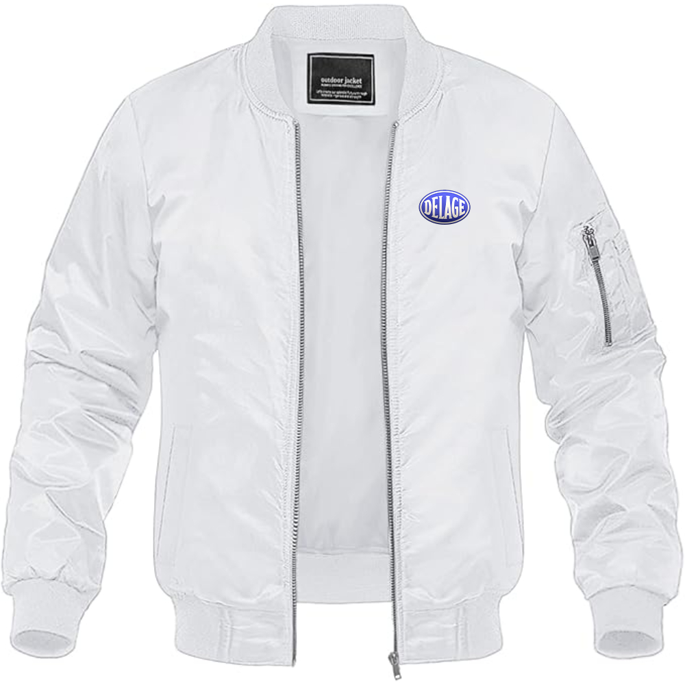 Men's Delage Logo Lightweight Bomber Jacket