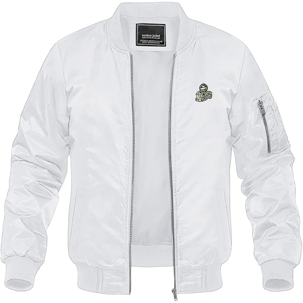 Men's Maldita Vecindad Logo Lightweight Bomber Jacket