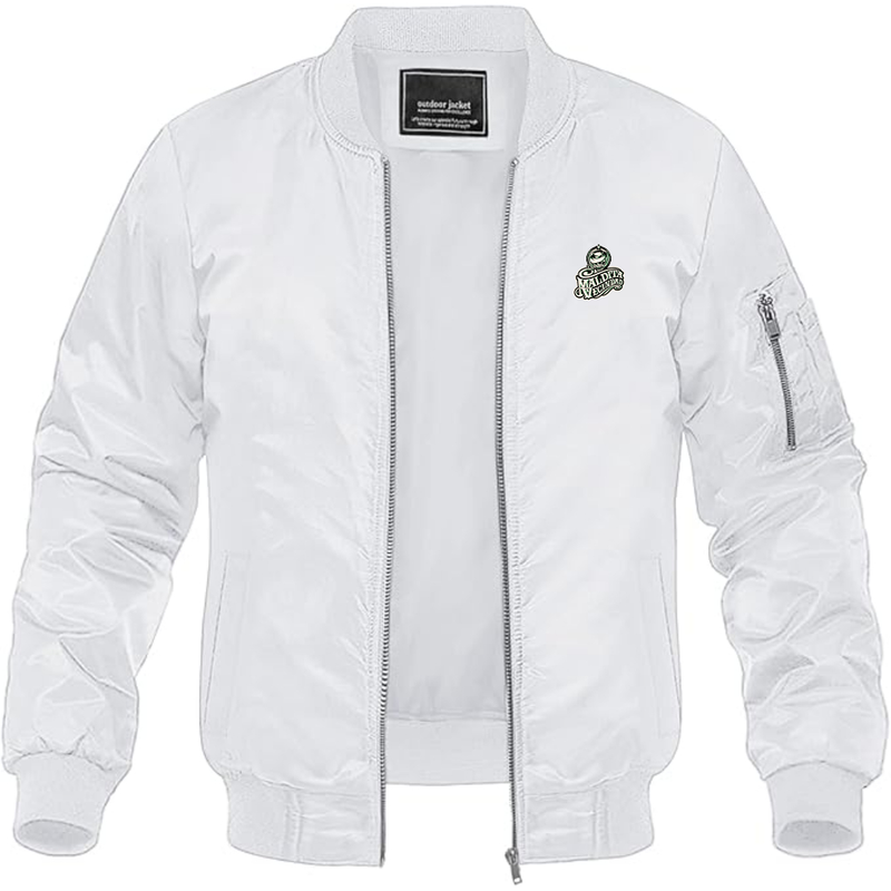 Men's  Maldita Vecindad Logo Lightweight Bomber Jacket Windbreaker Softshell Varsity Jacket Coat