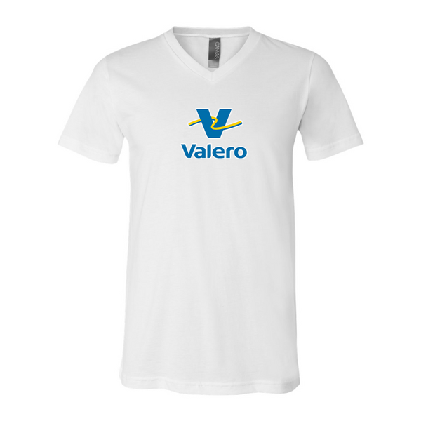 Valero Gas Station BELLA  CANVAS - Jersey V-Neck T-Shirt