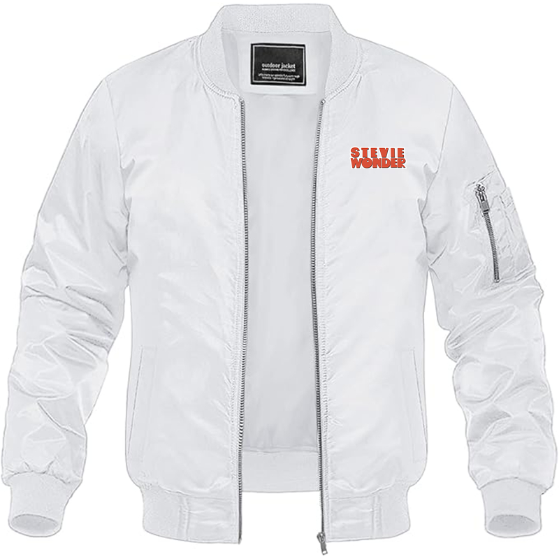 Men's Stevie-Wonder Lightweight Bomber Jacket