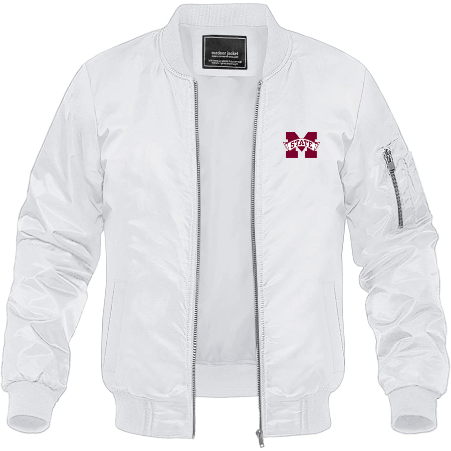 Men's Mississippi State Bulldogs Logo Lightweight Bomber Jacket