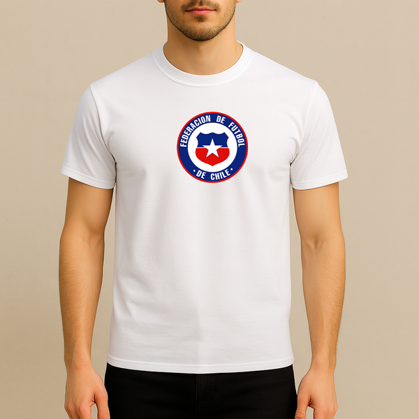 Men's Chile National Soccer Team  Cotton T-Shirt