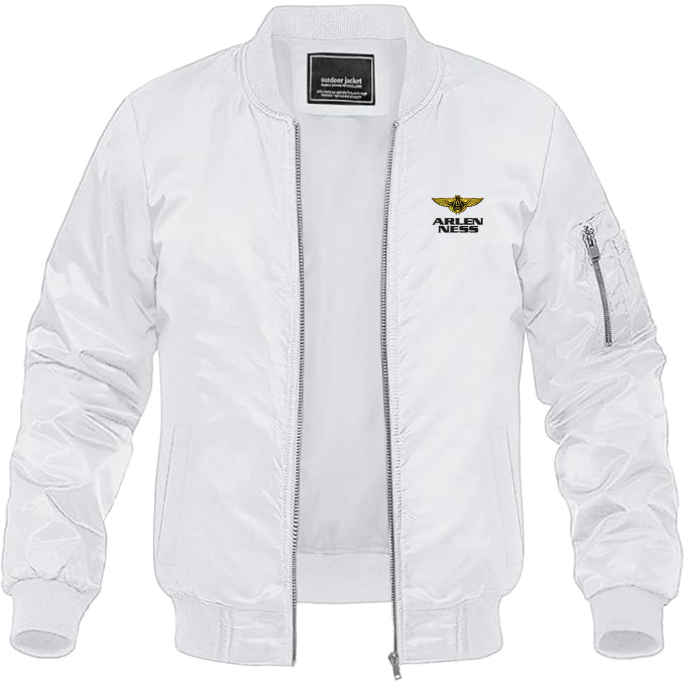 Men's Arlen Ness Logo Lightweight Bomber Jacket