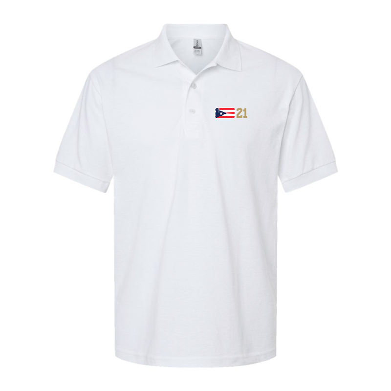 Men's Liga de Beisbol Profesional Roberto Clemente Logo Dry Blend Polo