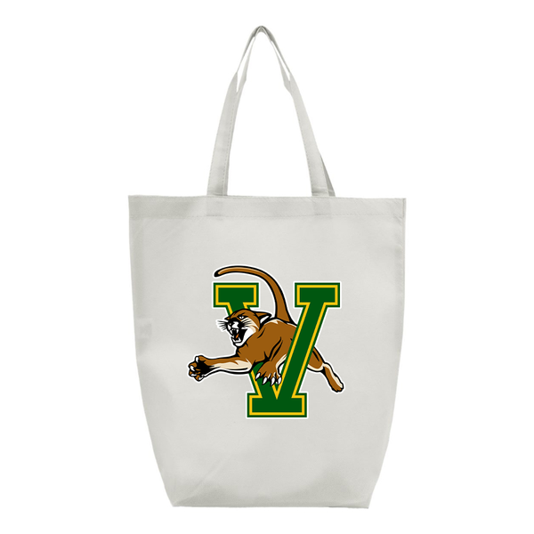 Vermont Catamounts Q-Tees Non-Woven Gusset Bottom Tote