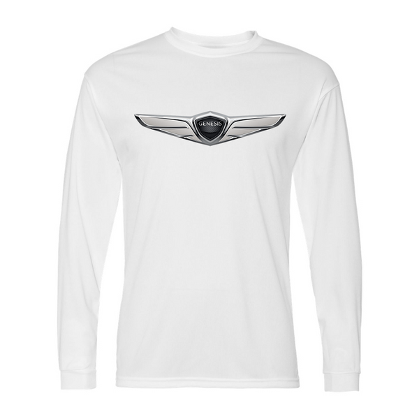 Men's  Genesis Car Polyester Long Sleeve T-Shirt