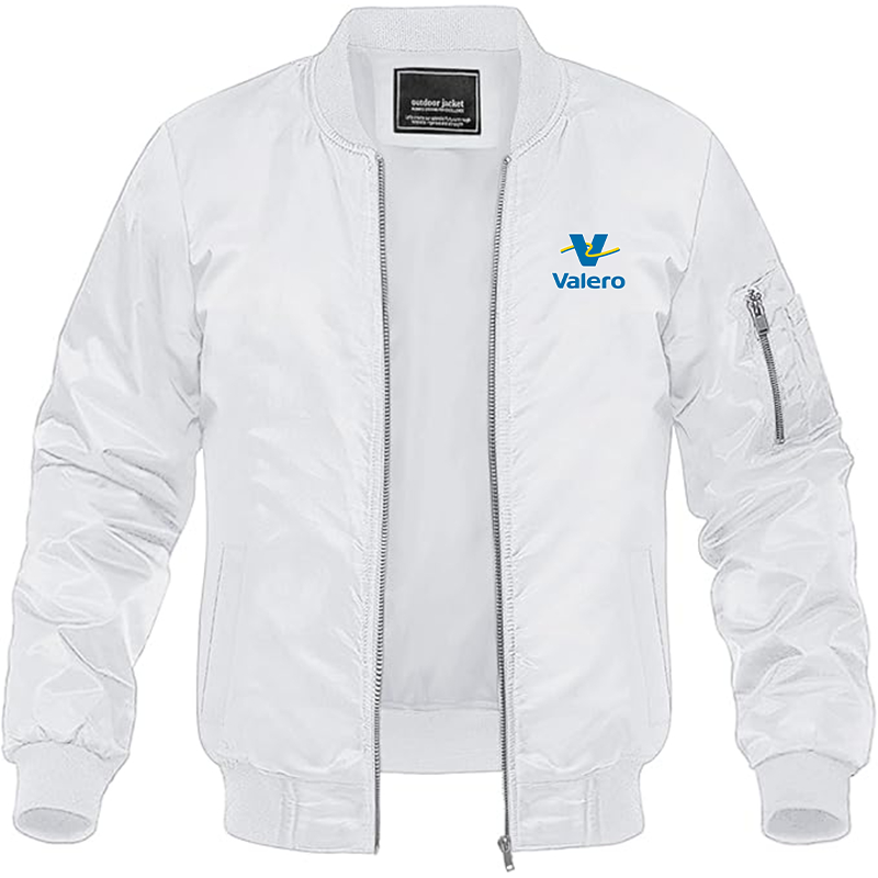 Men's Valero Gas Station Lightweight Bomber Jacket
