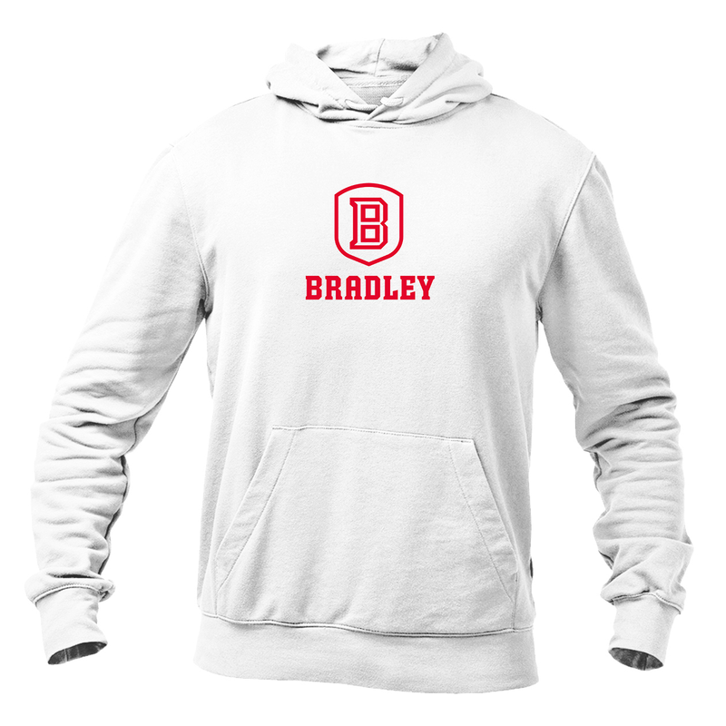 Men's Bradley Braves Softstyle Midweight Hooded Sweatshirt