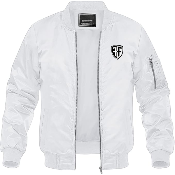 Men's Foffa Bike  Lightweight Bomber Jacket Windbreaker Softshell Varsity Jacket Coat