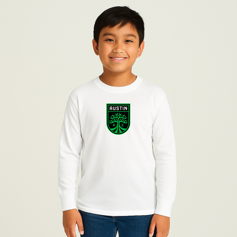 Youth Kids Austin FC Long Sleeve T-Shirt