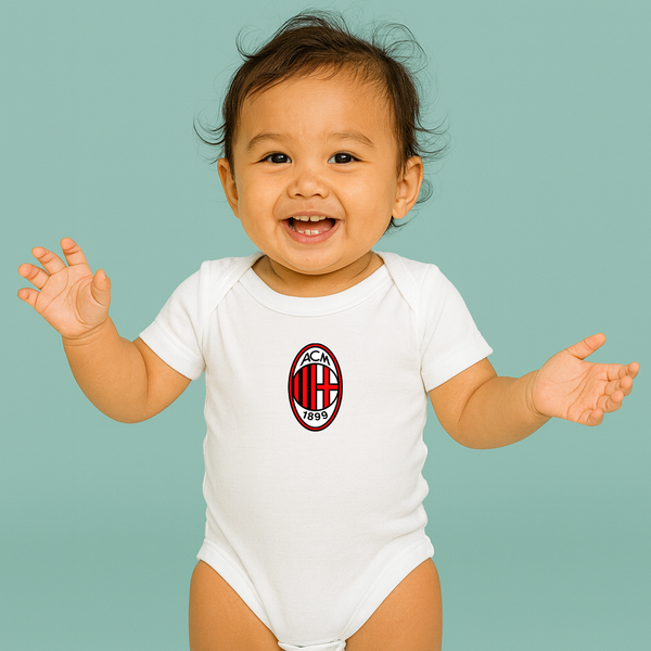 Baby AC Milan Soccer Romper Onesie