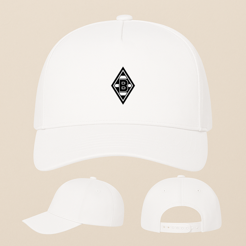 Borussia Monchengladbach FC Five Panel Twill Snapback Cap