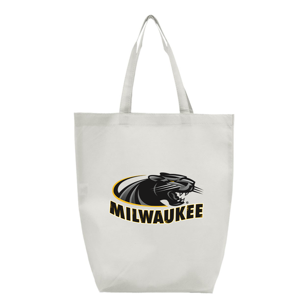 Wisconsin Milwaukee Panthers Q-Tees Non-Woven Gusset Bottom Tote