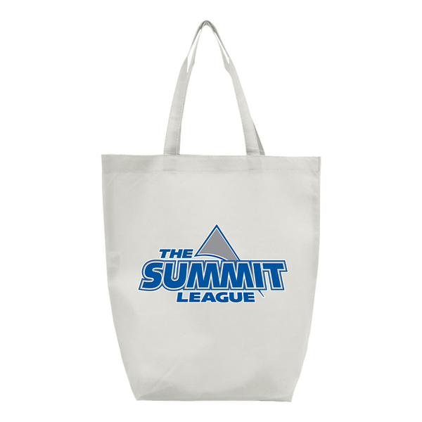 The Summit League Q-Tees Non-Woven Gusset Bottom Tote