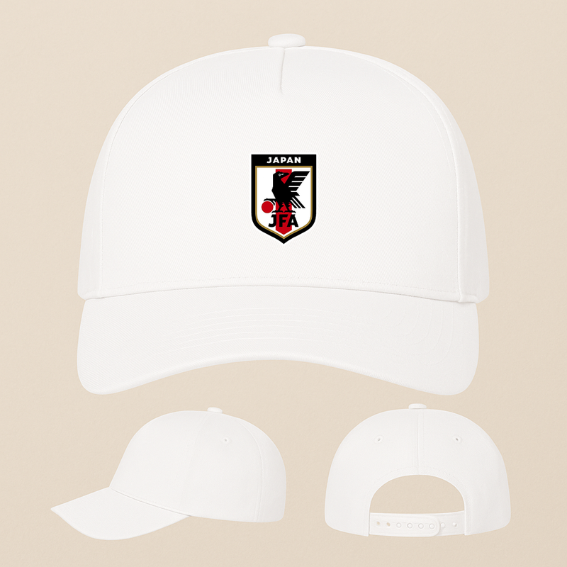 Japan National Soccer Team Five Panel Twill Snapback Cap