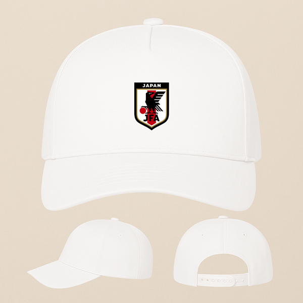 Japan National Soccer Team Five Panel Twill Snapback Cap