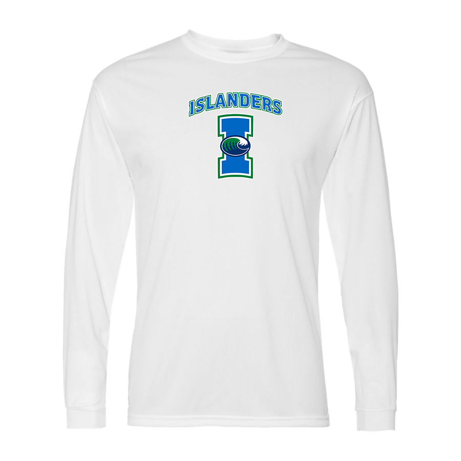 Men's Texas AM CC Islanders  Polyester Long Sleeve T-Shirt