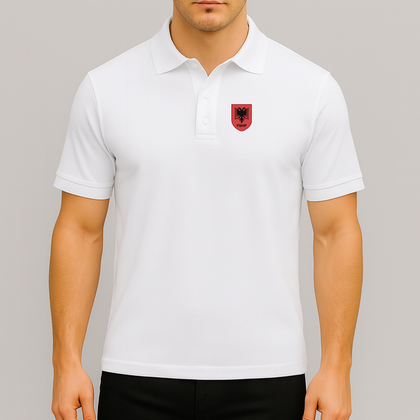 Men's Albania National Soccer Team Dry Blend Polo