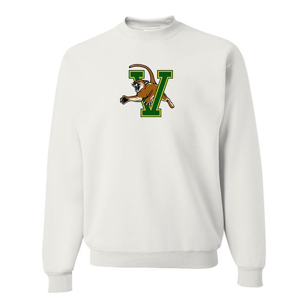 Men's Vermont Catamounts JERZEES NuBlend Crewneck Sweatshirt