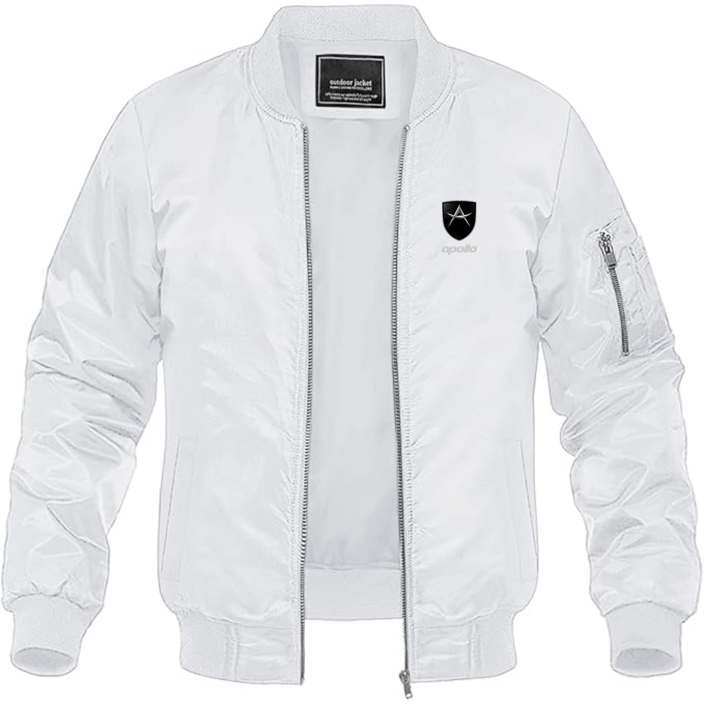 Men's Apollo Logo Lightweight Bomber Jacket