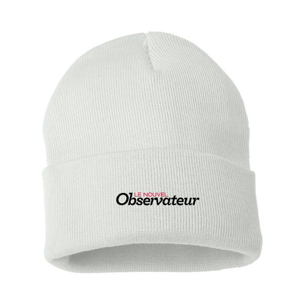Le Nouvel Observateur Logo Beanie Hat
