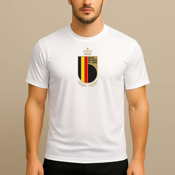 Men's Belgium National Soccer Team Polyester T-Shirt