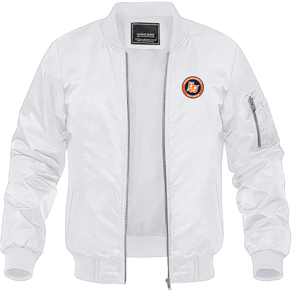Men's Bowling Green Hot Rods  Logo Lightweight Bomber Jacket Windbreaker Softshell Varsity Jacket Coat