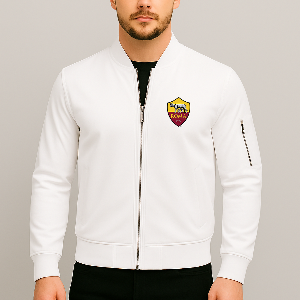 Men's AS Roma FC Lightweight Bomber Jacket