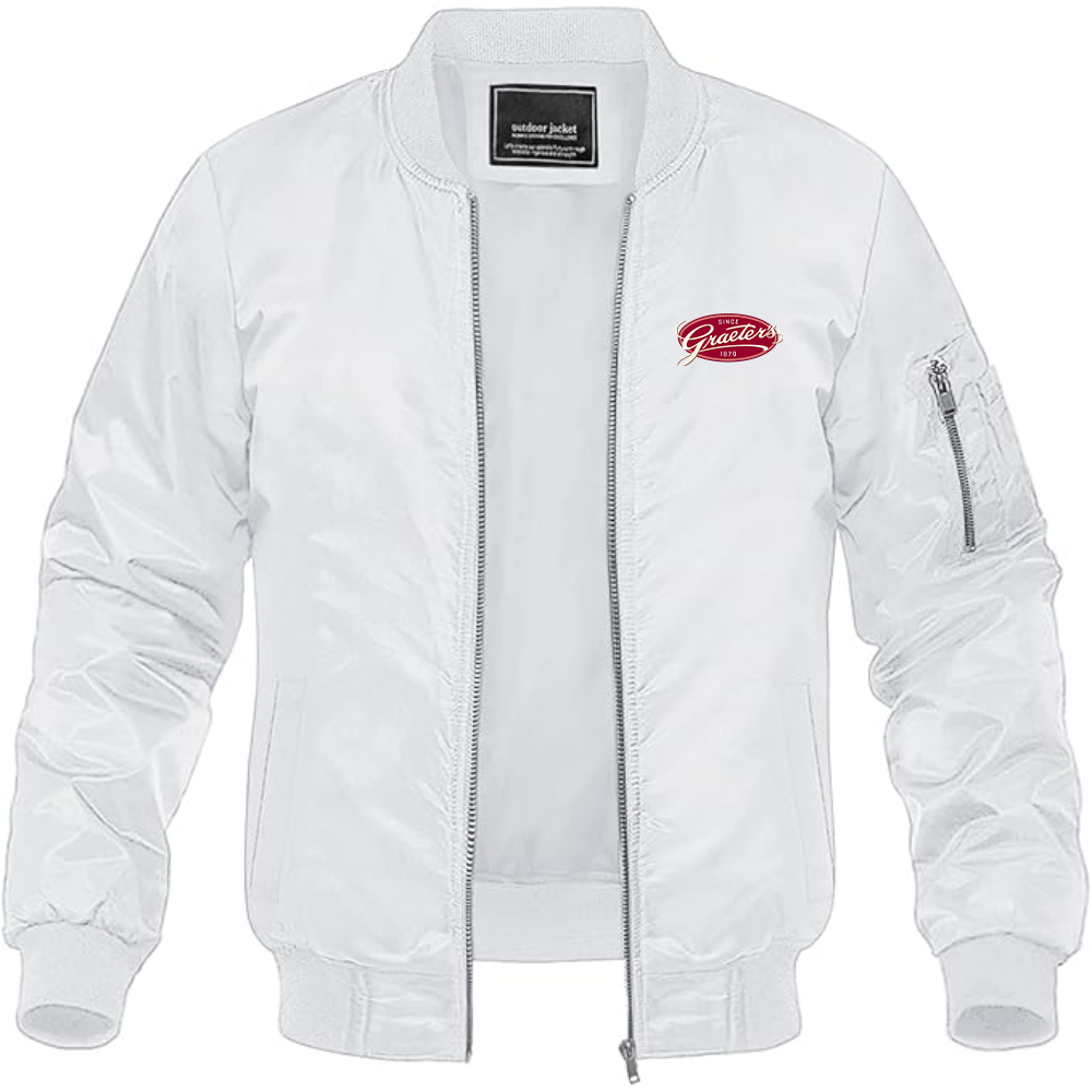 Men's Graeters Logo Lightweight Bomber Jacket
