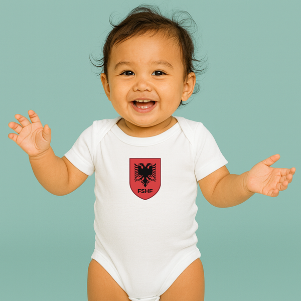 Albania National Soccer Team Baby Romper Onesie